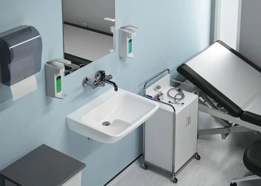 Смеситель для раковины Ideal Standard Ceraplus 2 термостатический A6691AA (детальная фотография), округлая форма