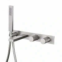 Смеситель для ванны Abber Rund сатин