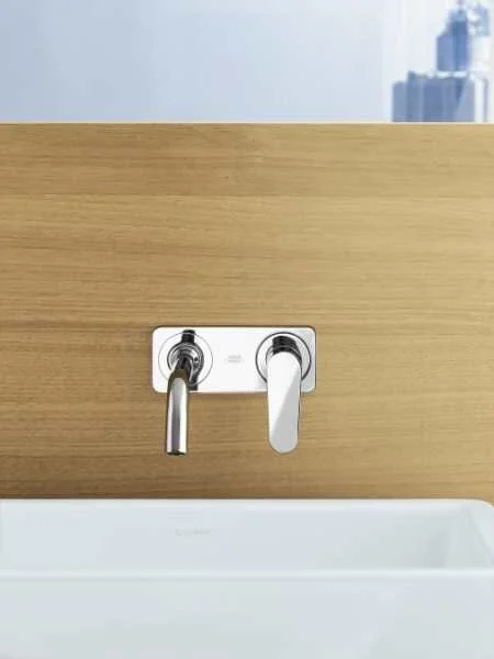 Смеситель для раковины Axor Citterio M 34115000 (детальная фотография), современные, hi-tech