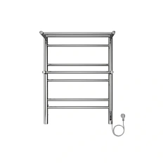 Полотенцесушитель электрический Акватек Альфа 50x70 см хром
