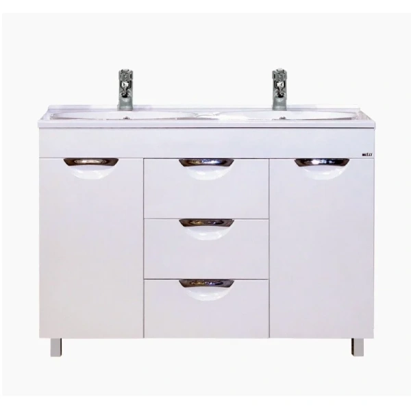 Тумба под раковину напольная Misty София 120 см белая П-Соф01120-0113Я (детальная фотография)