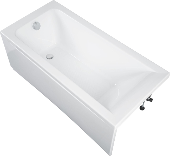Ванна акриловая Aquanet Bright 145x70 см с каркасом 239668 (детальная фотография), акриловые