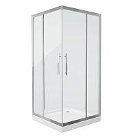 Душевой уголок Grossman Pragma 100х100 см серебро