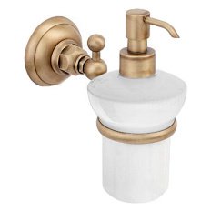 Дозатор жидкого мыла для ванной, тёмная бронза, Nicolazzi Classica