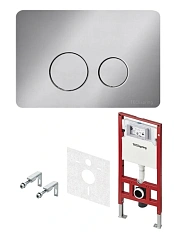 Инсталляция для унитаза Tece TECEspring SL с клавишей смыва