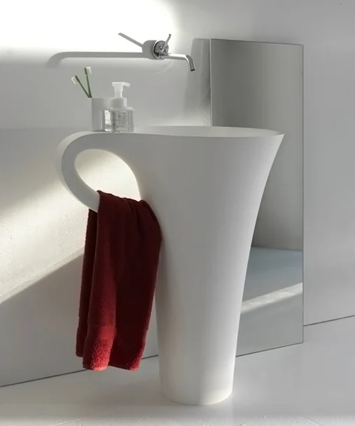 Раковина, цвет белый, ArtCeram One Shot OSL004 01 00 (детальная фотография) index_1