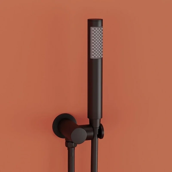 Душевой комплект Sancos Link черный матовый SC3005MB (детальная фотография), современные, hi-tech