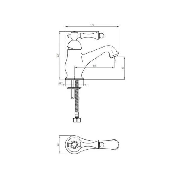Смеситель для раковины Migliore Bomond хром 26877 (детальная фотография), для раковины