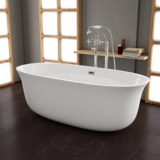 Ванна акриловая Grossman 166x75 см отдельностоящая