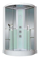 Душевая кабина Grossman 120x120 см профиль белый