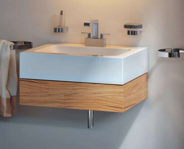 Раковина 95 см для смесителя на 1 отверстие, с системой слива-перелива, Keuco Edition 300 30380 310001 (детальная фотография), нет в наличии