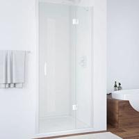 Душевая дверь профиль белый стекло прозрачное Vegas-glass