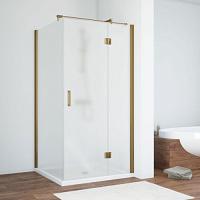 Душевой уголок профиль бронза стекло сатин Vegas-glass