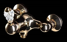 Смеситель для душа Boheme Crystal золото