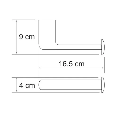 Бумагодержатель WasserKRAFT Berkel хром K-6896 (детальная фотография), современные, hi-tech