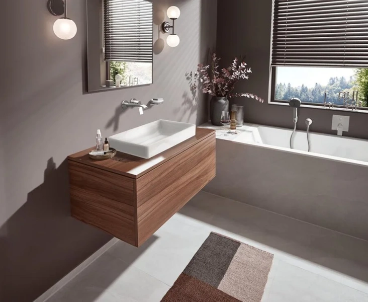 Смеситель для раковины Hansgrohe Vivenis хром 75050000 (детальная фотография), современные, hi-tech