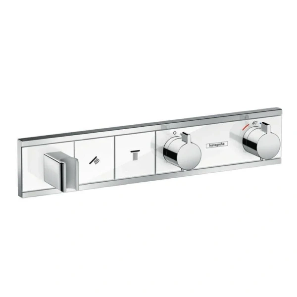 Смеситель для душа Hansgrohe RainSelect хром/белый 15355400 (детальная фотография)