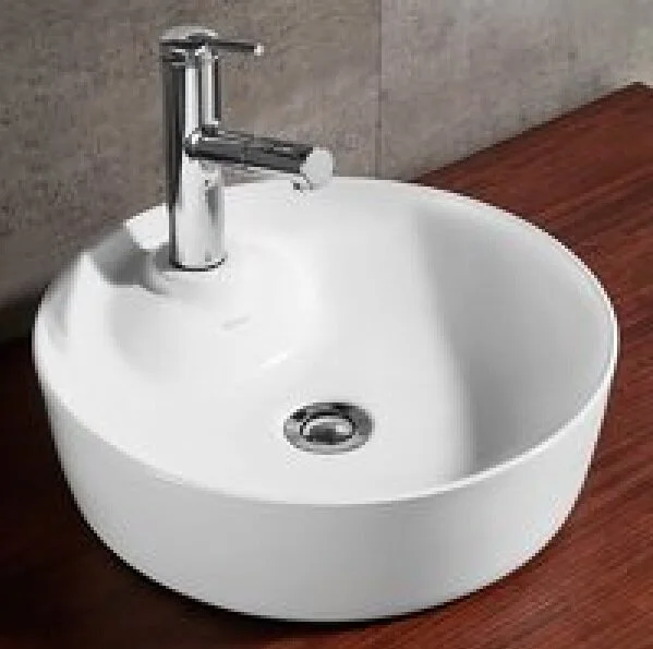 Раковина Bravat Affability C22239W-1-ENG 45 см (детальная фотография), белые