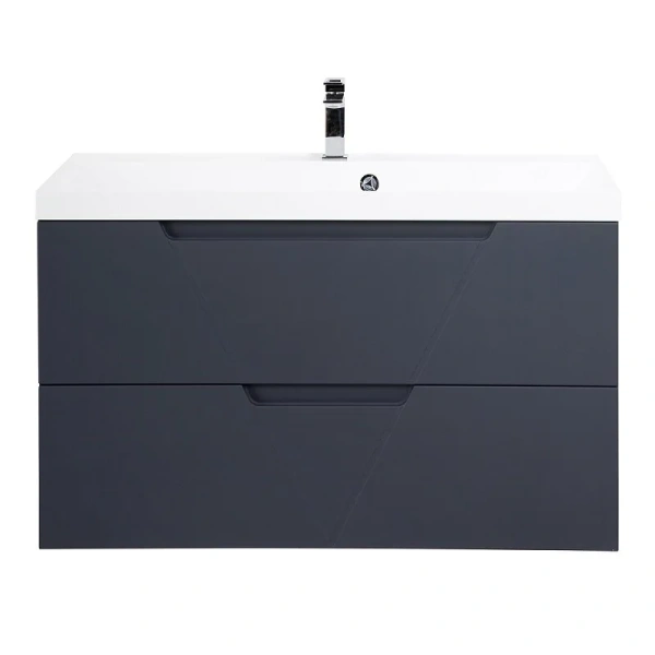 Тумба под раковину подвесная BelBagno Vittoria 100 см grigio opaco VITTORIA-1000-2C-SO-GO-P (детальная фотография)