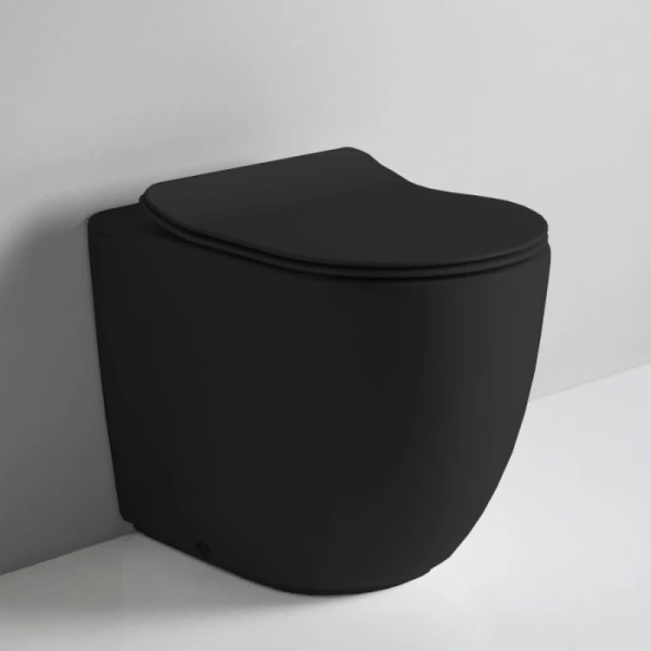 Унитаз напольный Artceram File 2.0 черный матовый FLV007 17 00 (детальная фотография), приставные, встраиваемые