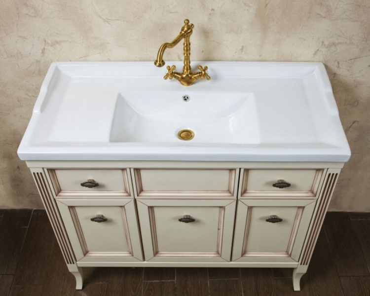 Раковина-консоль, 100 см, La Beaute Vivien LA17100 (детальная фотография), по запросу