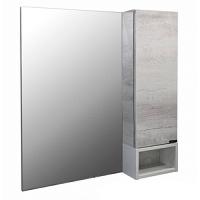 Зеркальный шкаф Comforty Прага 75 см дуб белый