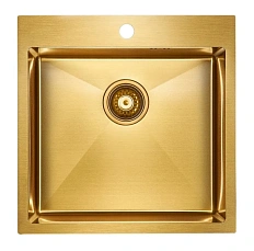 Мойка для кухни Paulmark Kroner 51 см брашированное золото
