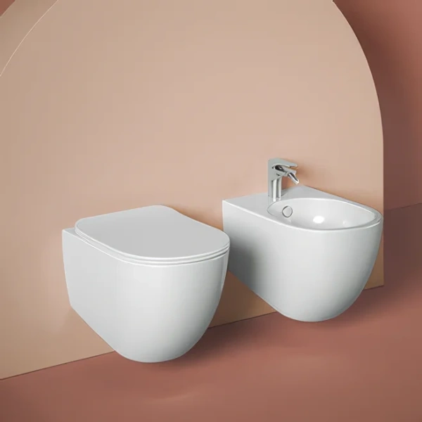 Биде подвесное ArtCeram File 2.0 белый глянцевый FLB003 01 00 (детальная фотография), современные, hi-tech