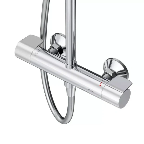 Душевая стойка Am.Pm X-Joy хром F0785A400 (детальная фотография), с тропическим душем