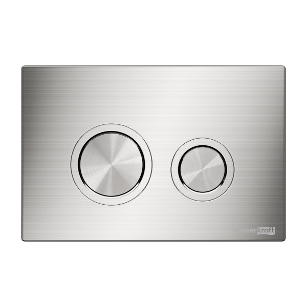 Инсталляция для унитаза WasserKRAFT Aller с кнопкой смыва никель 10TLT.010.ME.BN01 (детальная фотография), для унитаза