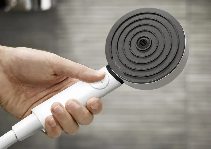 Душевой комплект Hansgrohe Pulsify белый матовый 24302700 (детальная фотография), белые