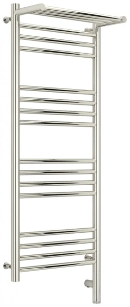 Полотенцесушитель электрический Сунержа Богема 3.0 40х100 см правый, без покрытия 00-5807-1040 (детальная фотография), из нержавеющей стали, с полкой, неповоротные, с терморегулятором 