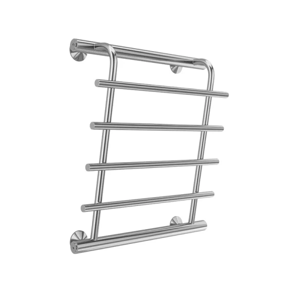 Полотенцесушитель водяной Terminus Каскад П4 50х50 см боковое подключение 4620768885556 (детальная фотография), хром