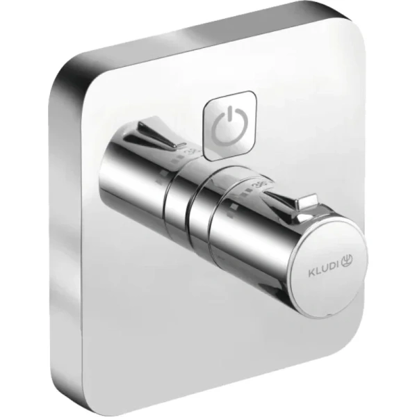 Смеситель для душа Kludi Push с термостатом 389010538 (детальная фотография)