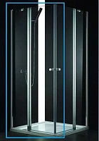 Душевая дверь Сezares Elena 90 см профиль хром