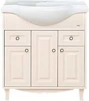 Тумба под раковину напольная Misty Шармель 80 см светло-бежевая