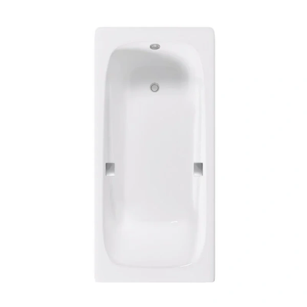 Ванна чугунная Delice Flex DLR230631R, 170 х 80 см, без покрытия, с отверстиями под ручки, без ручек, цвет белый (детальная фотография)