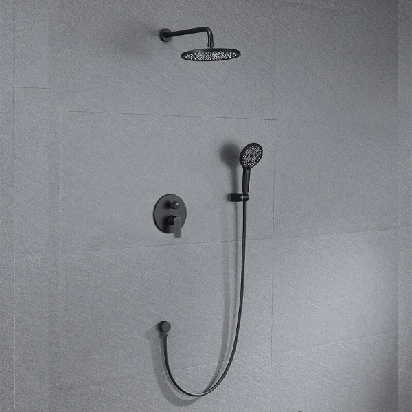 Душевой комплект Black&White Universe черный матовый 8311BUK (детальная фотография), нет в наличии