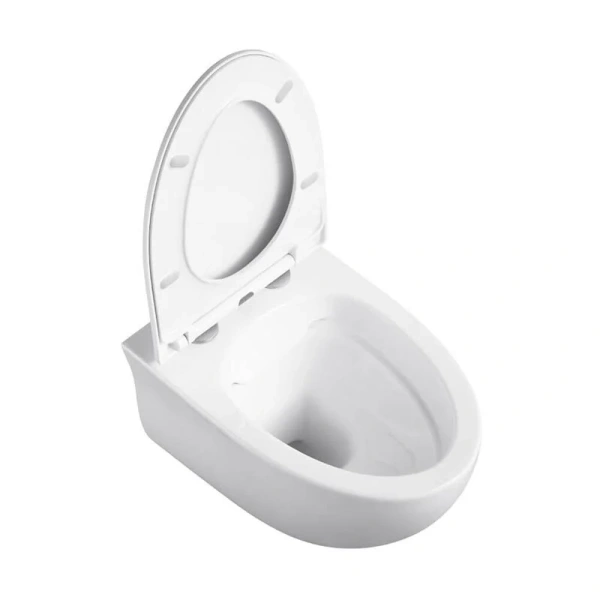 Унитаз подвесной Black&White Universe безободковый 751W00 (детальная фотография), подвесные, встраиваемые