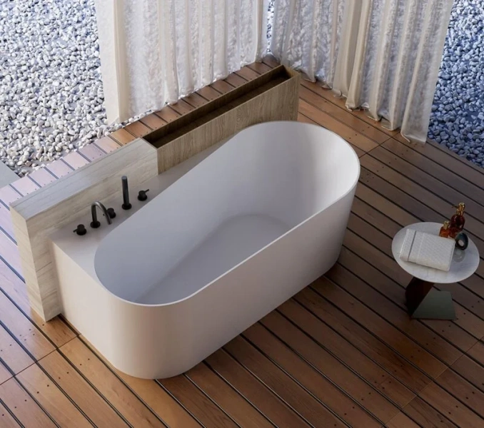 Акриловая ванна ABBER AB9496-1.5 150х75 см угловая (детальная фотография), асимметричные