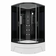 Душевая кабина Erlit Comfort 120х120 см профиль черный