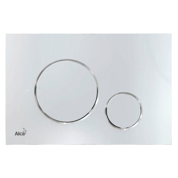 Клавиша смыва Alcaplast Thin хром глянцевый M671 (детальная фотография)