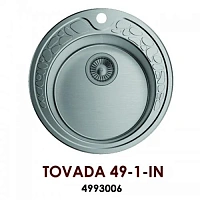 Мойка для кухни Omoikiri Tovada 49-IN 49 см нержавеющая сталь