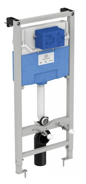 Унитаз с инсталляцией Ideal Standard Tesi ProSys Solea M1 c механической панелью смыва T355101PT (детальная фотография), по запросу