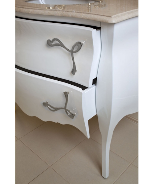 Мебель для ванной La Beaute Holly 116 (детальная фотография), классика, ретро, в стиле прованс