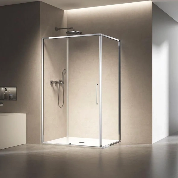 Душевой уголок Vincea Slim 130x90 см хром стекло прозрачное VSR-6SL9013CL (детальная фотография)