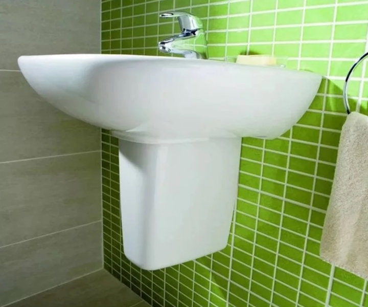 Полупьедестал для раковины Jika Olymp 8196110000001 (детальная фотография), подвесные