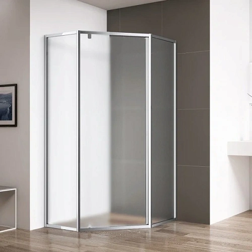 Душевой уголок Cezares Eco 100x100 см стекло рифленое - фото 2