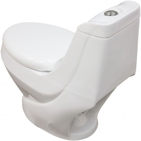 Унитаз моноблок Laguraty с сиденьем микролифт 2160A (детальная фотография), напольные