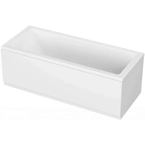 Ванна акриловая Cezares Plane Solo 170х80 см белая W37 - фото 1
